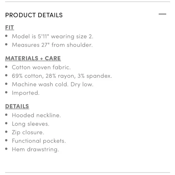 NEW Torrid hooded cropped utility jacket - Picture 3 of 12